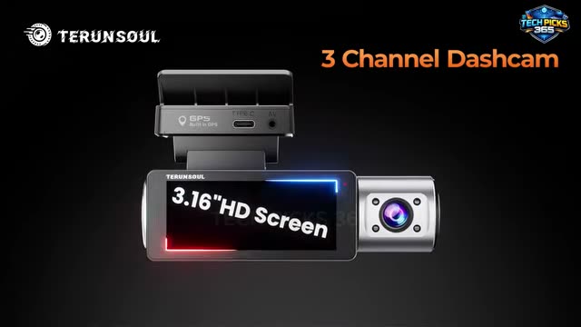 4K Dash Cam Front and Rear