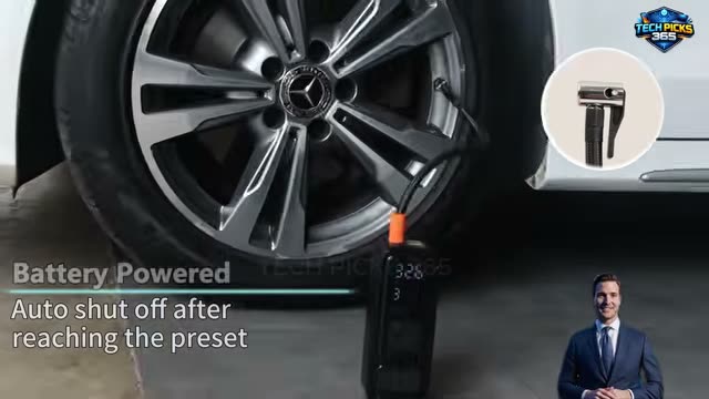 Y34 Tire Inflator Portable Air Compressor