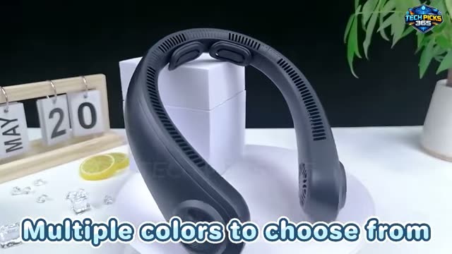 5000mAh Portable Neck Fan: