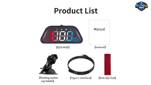 Universal Car HUD GPS Speedometer