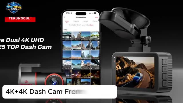 4K+4K Dash Cam Front and Rear